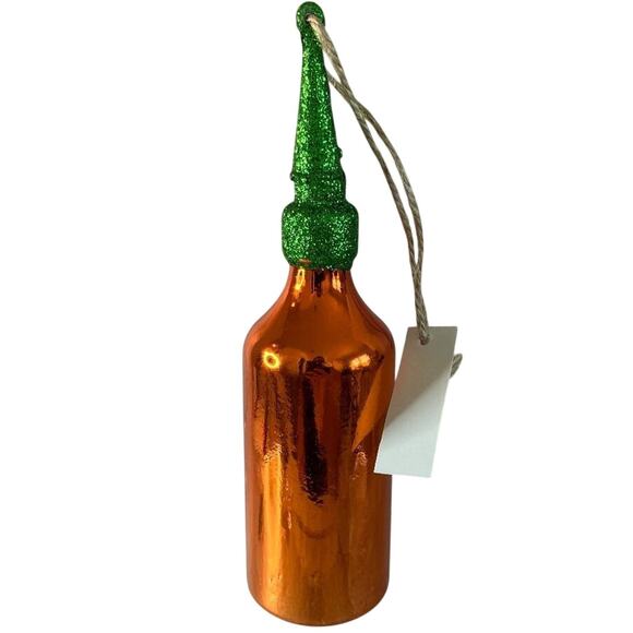 Sriracha Handmade Glass Ornament Exchange Collectible by Cody Foster & Co - Picture 2 of 4